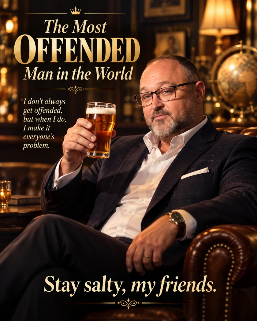 Cinematic original Most Offended Man parody poster