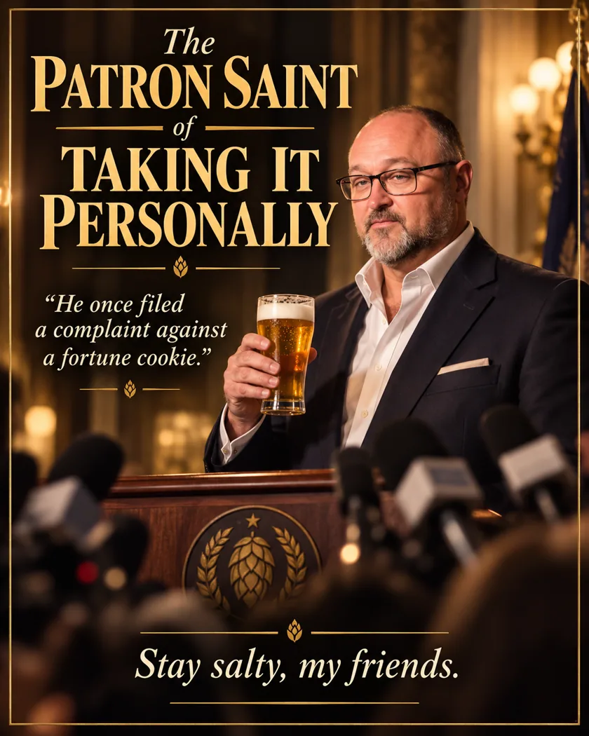 A humorous advertisement about being offended
